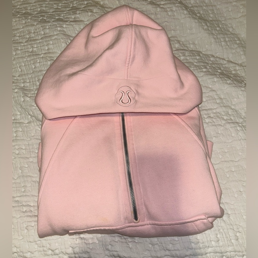 Lululemon 🍓strawberry milkshake🍓 scuba oversized half zip hoodie